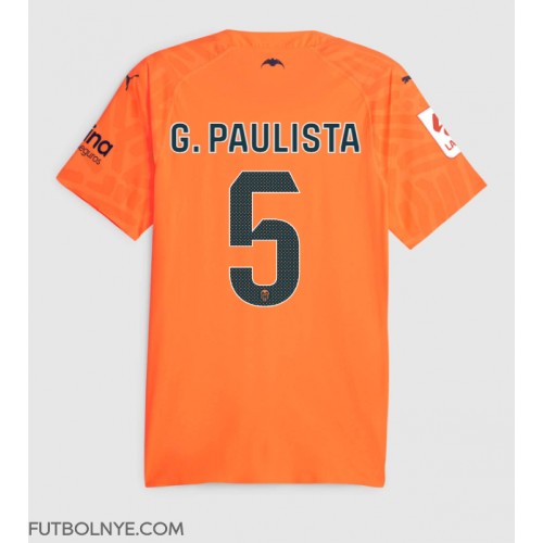Camiseta Valencia Gabriel Paulista #5 Tercera Equipación 2023-24 manga corta